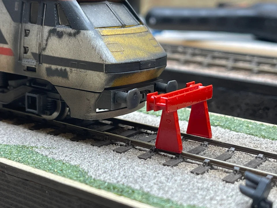 OO Gauge Rawie Buffer Stop (Pack of 3) - Unpainted