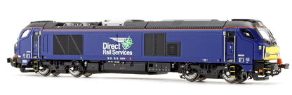 Class 68 026 DRS Plain Blue Diesel Locomotive