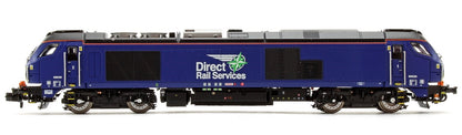 Class 68 026 DRS Plain Blue Diesel Locomotive