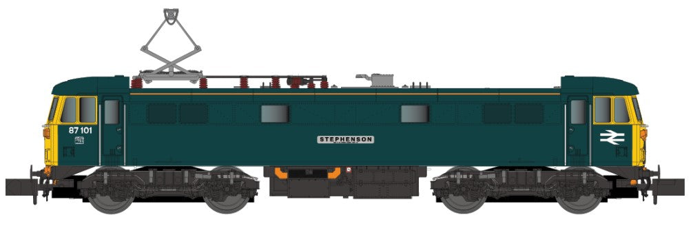 Class 87 Stephenson 87101 BR Blue Electric Locomotive - DCC Fitted