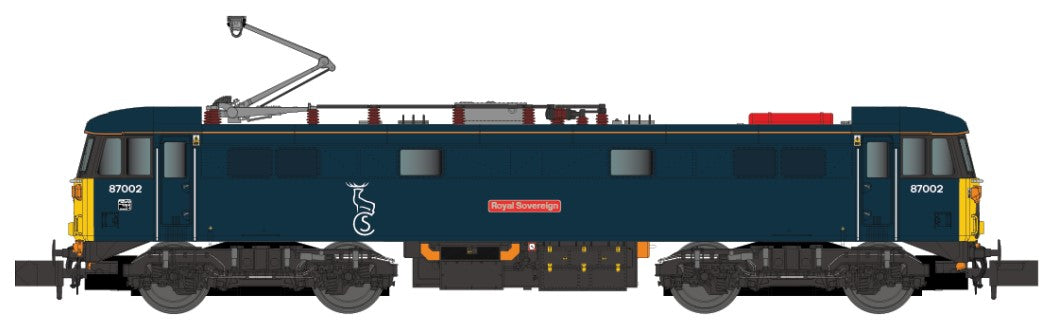 Class 87 Royal Sovereign 87002 Caledonian Sleeper Electric Locomotive