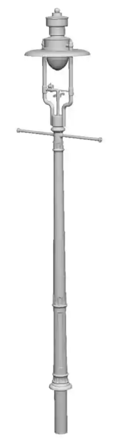 2614-076 OO Gauge - Detailing - GWR No2 Circular Column Suggs Lamps x5