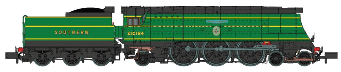 Battle of Britain ‘Fighter Command’ 21C164 SR Malachite Green - DCC Sound Fitted