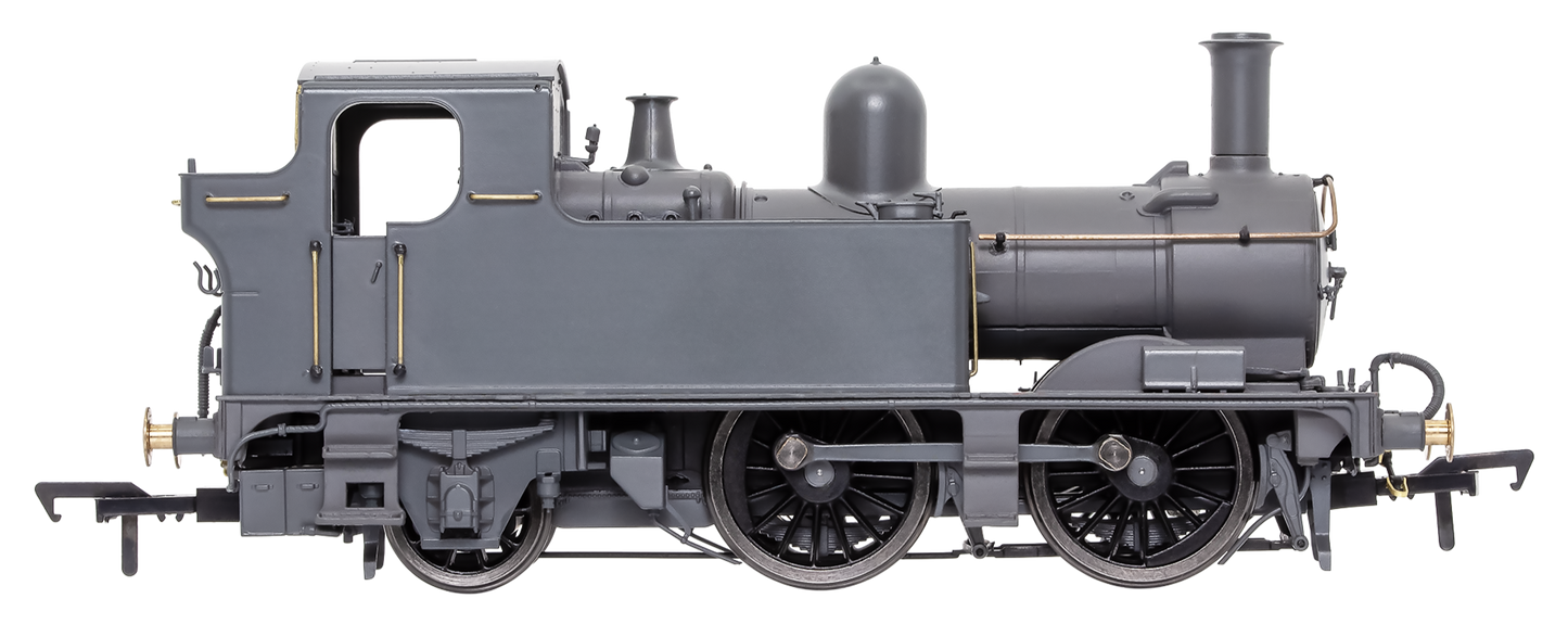 14XX Class 0-4-2 1444 BR Green Lined Early Crest Steam Locomotive - DCC Fitted