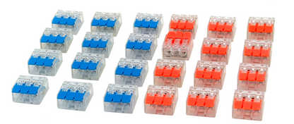 DCW-iL3.24 Solder-Free 3 Terminal i-Link Connectors (24-pack)
