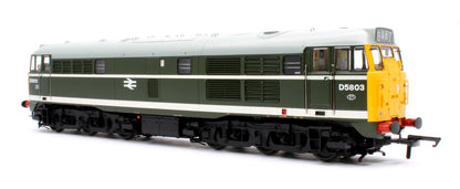 Pre-Owned Class 31 No. D5803 BR Green Full Yellow Ends BR Arrows Diesel Locomotive (DCC Sound)