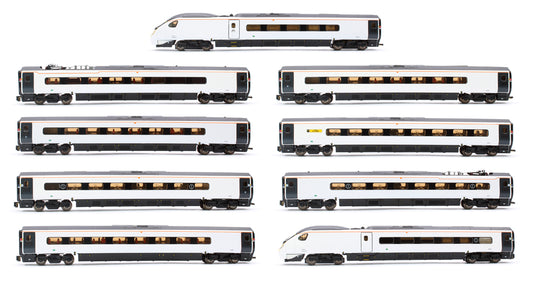 Class 390 001 "Bee Together" 9 Car Pendolino in DfT Ghost livery
