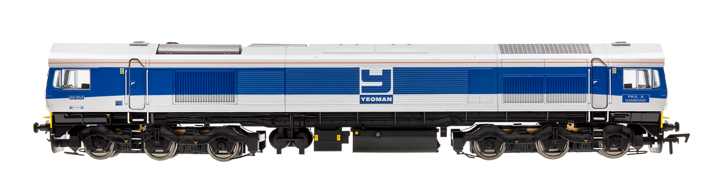Class 59 59004 Late Foster Yeoman Paul A Hammond Diesel Locomotive - DCC Sound & Smoke Fitted