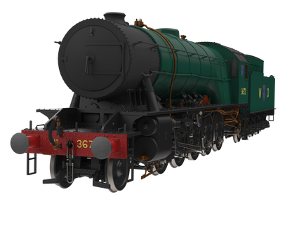 WD Austerity 2-10-0 'Dame Vera Lynn' BR Brunswick Green No.3672 Steam Locomotive - DCC Sound