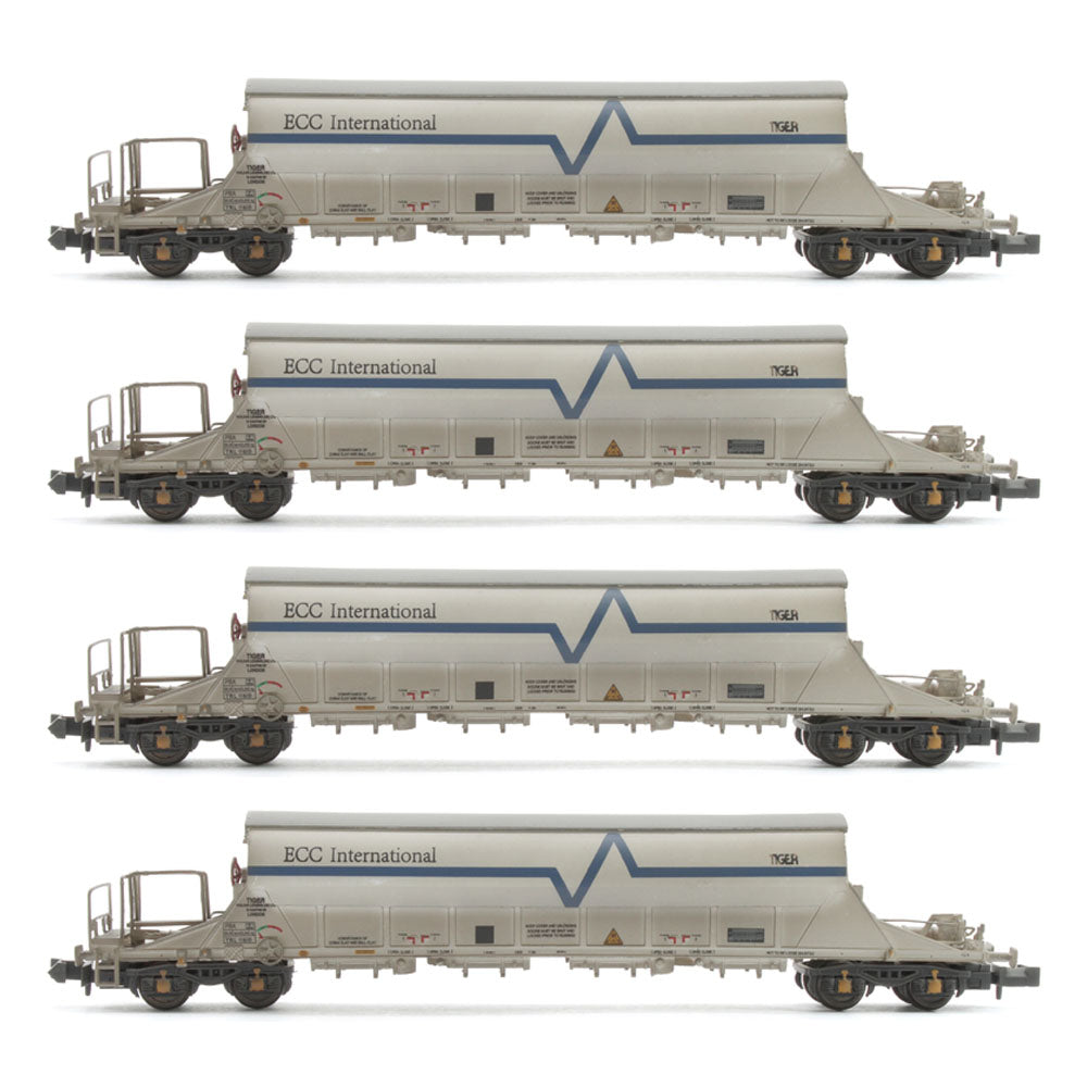 Set of 4 PBA Tiger TRL 11603 ECC International White - Weathered