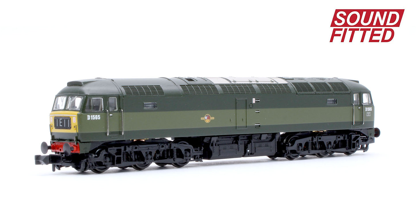 Class 47/0 D1565 BR Green (Small Yellow Panels) Diesel Locomotive - DCC Sound