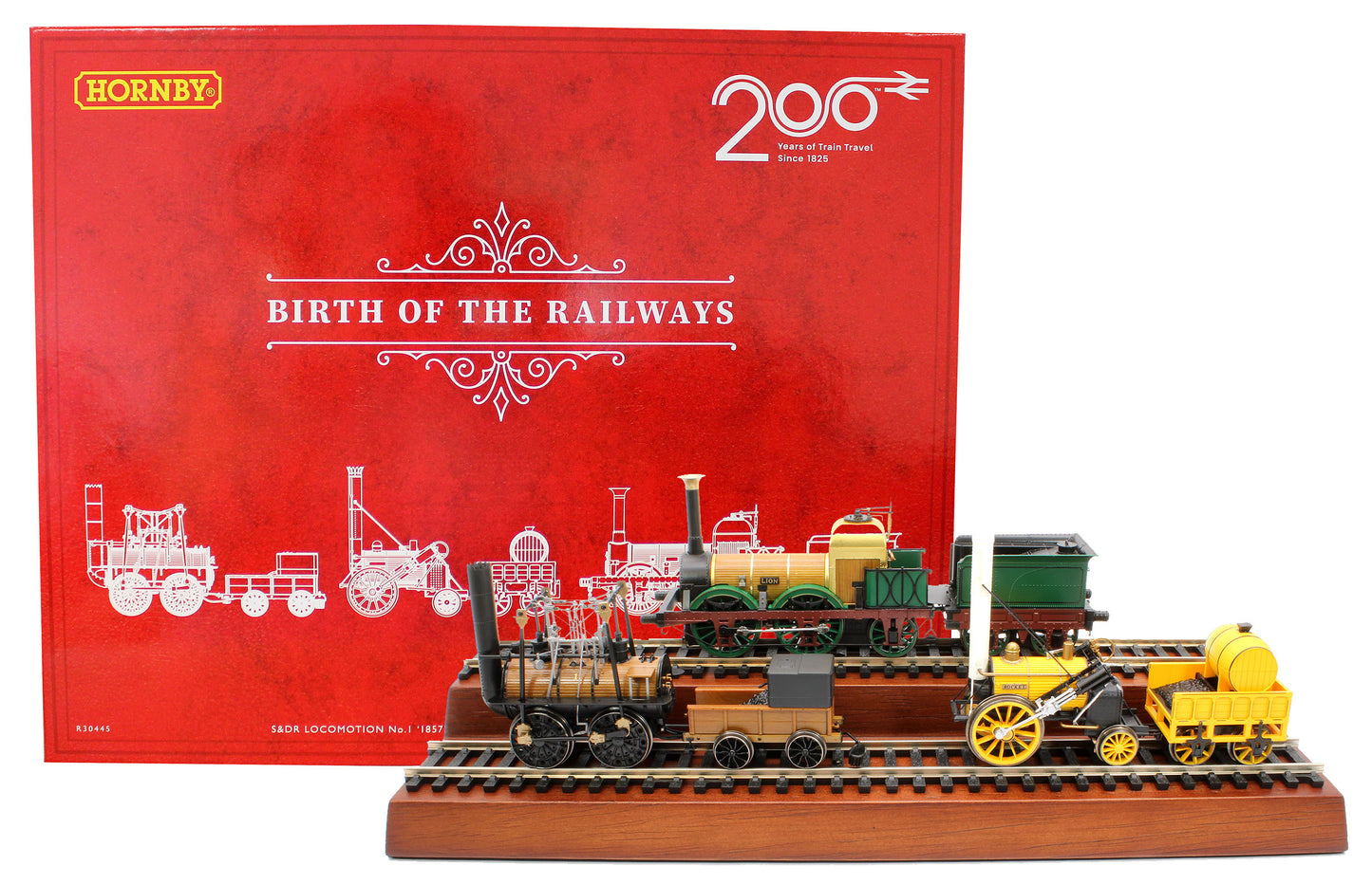 Birth of the Railways 200th Anniversary Train Pack - Includes: Locomotion, Rocket & Lion