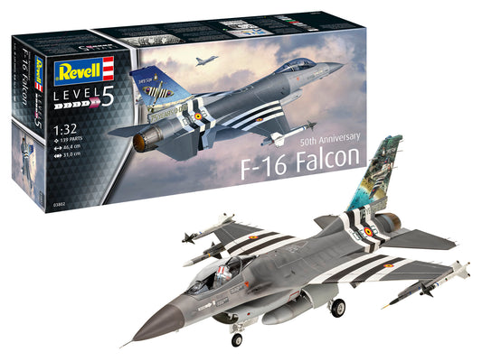 F-16 Falcon 50th Anniversary Model Kit