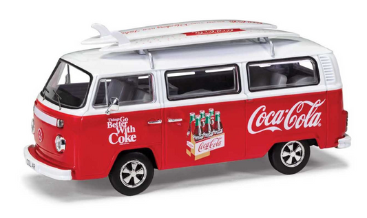 Coca-Cola Volkswagen Campervan Type 2 (T2) Bay Window - Surf Van