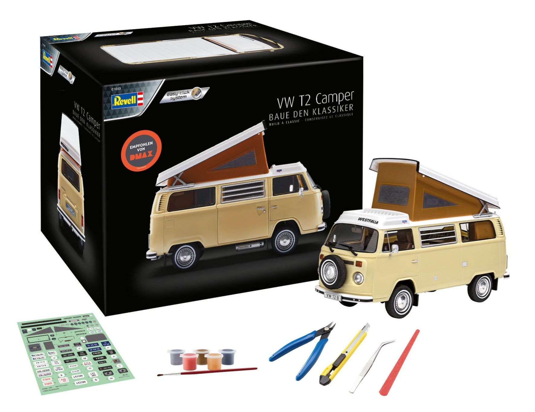 Revell 01040 Advent Calendar VW T2 Camper (easyclick) Model Kit