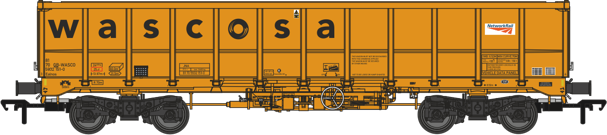 JNA Box Wagon Wascosa/Network Rail Yellow No. 8170 5932 162-7