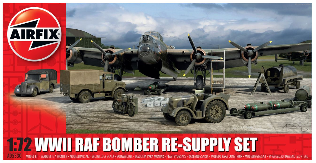 Bomber Re-supply Set Model Kit