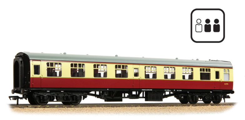 BR Mk1 TSO Tourist Second Open BR Crimson & Cream (Passengers Fitted) No.E3774