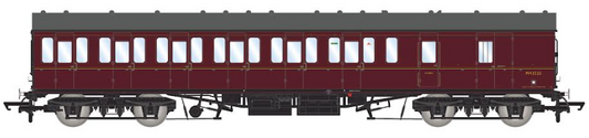 BR Mk1 57' Non-Gangway Coach - BS - Lined Maroon  (Low position) M43235