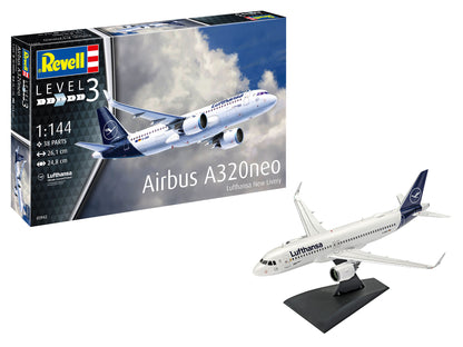 Airbus A320neo "Lufthansa" New Livery (1:144 Scale) Model Kit