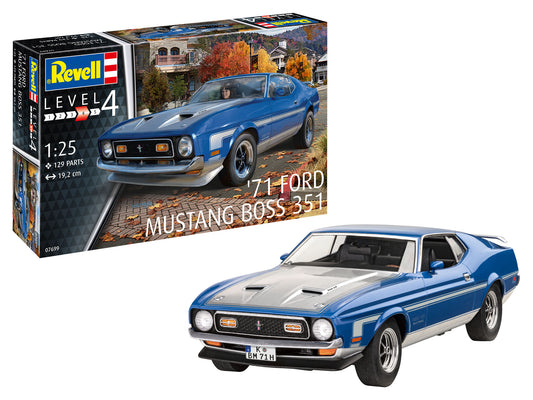 71 Ford Mustang Boss 351 (1:25 Scale) Model Kit