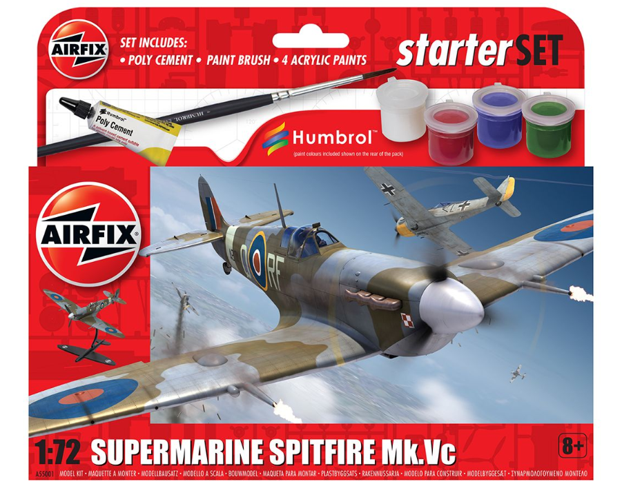 Starter Set - Supermarine Spitfire MkVc Model Kit