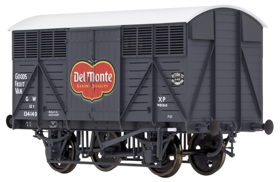 12T Great Western Fruit Van Del Monte No.134149 - Weathered