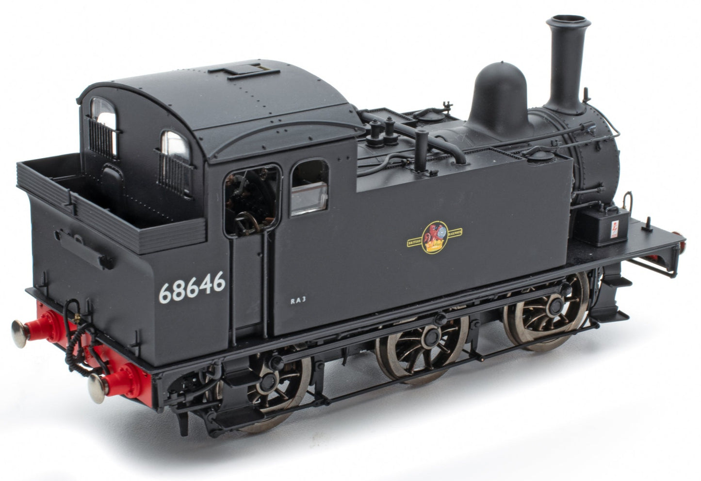 BR Class J68 'Buckjumper' BR Black Late Crest 0-6-0 Tank Locomotive No.68646 (DCC Sound)