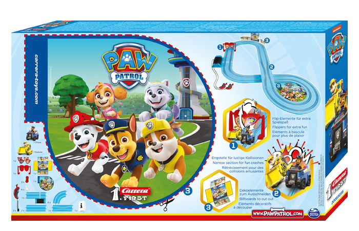 Carrera FIRST PAW Patrol™ "On the Double" - Slot Racing Set (2.9m)