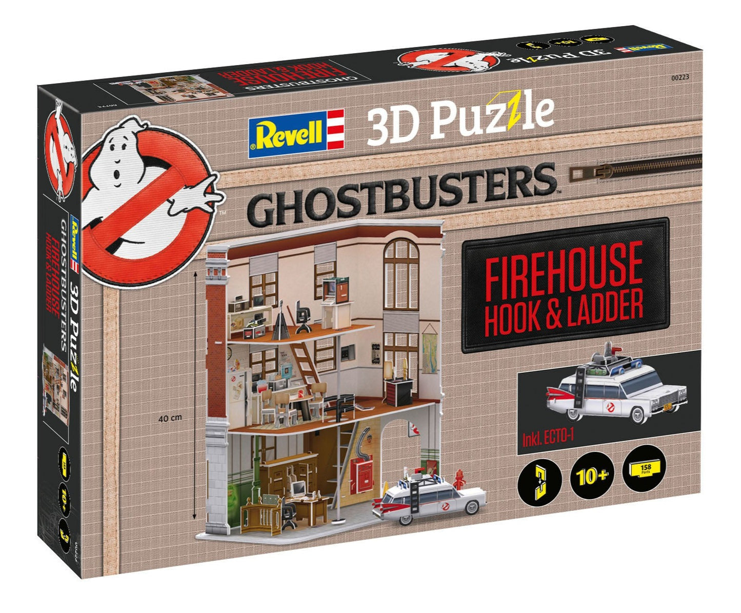 Firehouse Headquarters "Ghostbusters™" (inc. Figures/ECTO-1) Model Kit