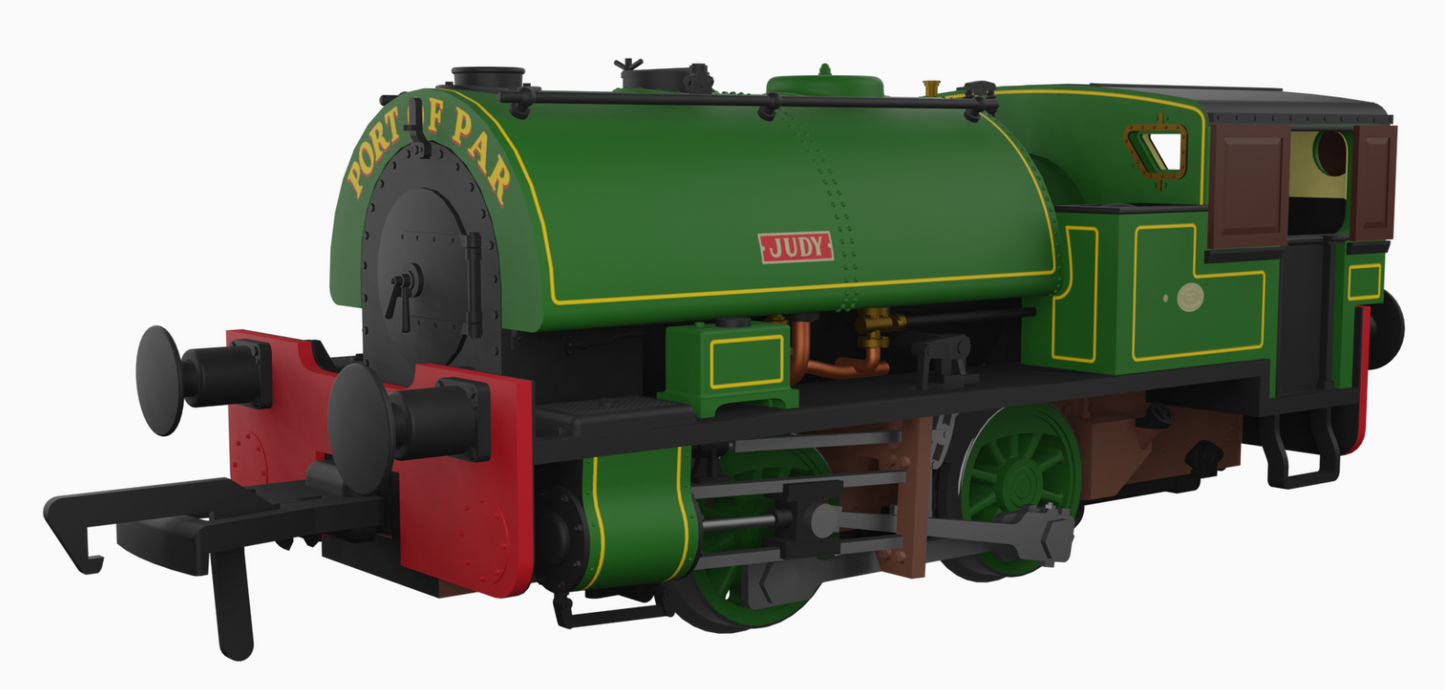 Port of Par Bagnalls Twin Pack - Lined Light Green (As Preserved) Steam Locomotive - DCC Sound