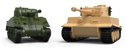 Classic Conflict Tiger 1 vs Sherman Firefly Model Kit