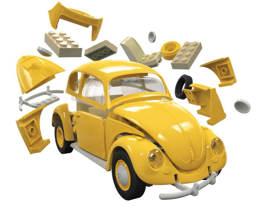 QUICKBUILD VW Beetle yellow Model Kit