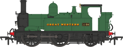 GWR 517 Class 0-4-2 1159 G.W. Green 'Great Western' Steam Locomotive - DCC Fitted