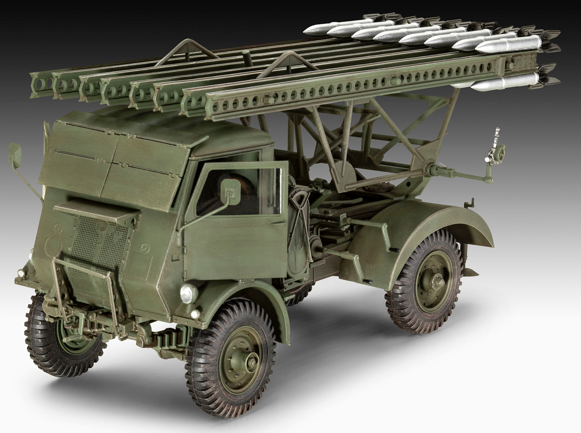 BM-13-16 on W.O.T. 8 chassis Model Kit