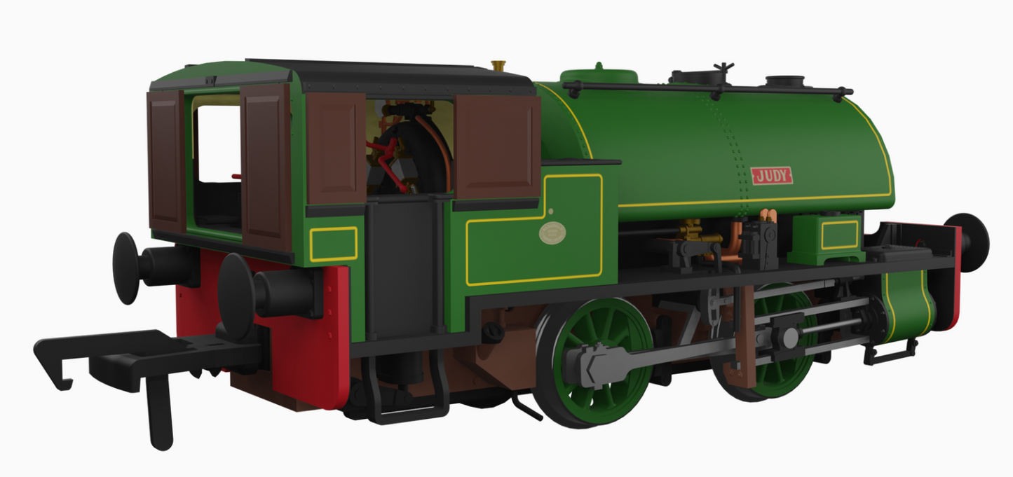 Port of Par Bagnalls Twin Pack - Lined Light Green (As Preserved) Steam Locomotive - DCC Sound