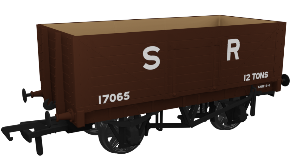 SECR 12T 7 Plank Mineral Wagon (SR Dia.1357) SR (pre-1936) No.17065