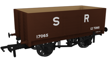 SECR 12T 7 Plank Mineral Wagon (SR Dia.1357) SR (pre-1936) No.17065