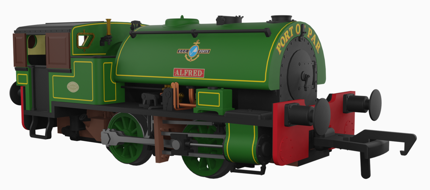 Port of Par Bagnalls Twin Pack - Lined Light Green (As Preserved) Steam Locomotive - DCC Sound