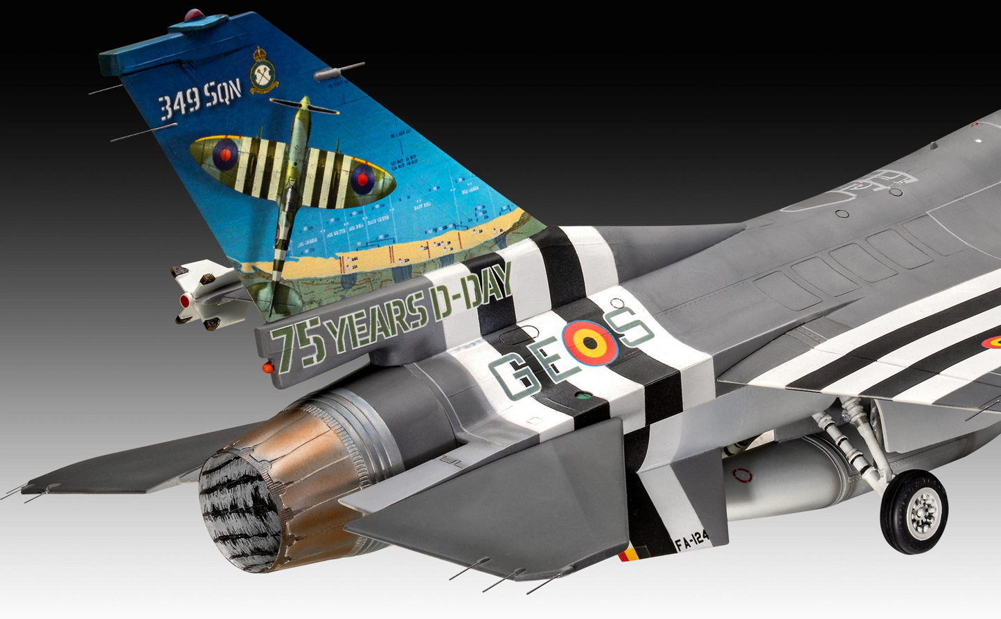 F-16 Falcon 50th Anniversary Model Kit