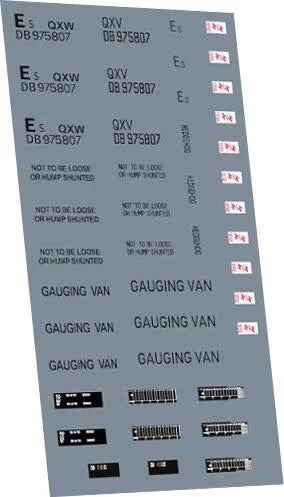 RT-2-2807 Railtec 2-2807 DB975807 "Hedgehog" QXV/QXW structure gauging van