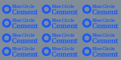 RT-2-8610 Blue Circle Cement logos (suit PCAs etc) Transfer