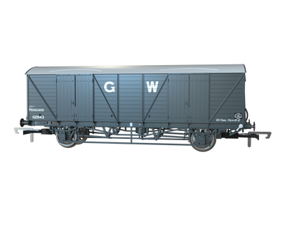 C3066 GWR Blue/Grey White Roof 'Fishguard' Pres. Mink G Van 112843