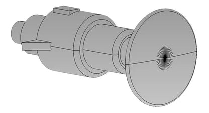 BR Oleo 13" Wagon Buffers