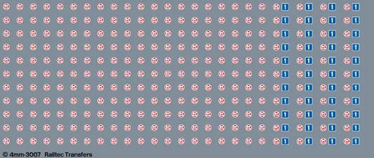 No Smoking / First class window labels (late BR) Transfer