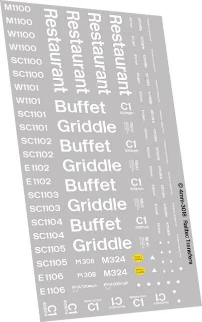 Complete vehicle: Buffet Griddle Restaurant RB RF (BR blue) Transfer
