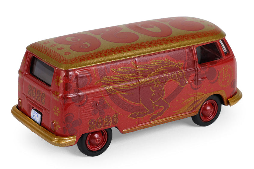 GL30604 Volkswagen Type 2 Panel Van - Chinese Zodiac 2026 Year Of The Horse