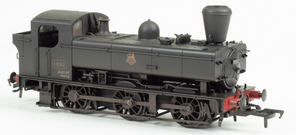 Rapido Class 16XX BR Black Early Emblem w/Busby Chimney No.1661 Steam Locomotive - Weathered