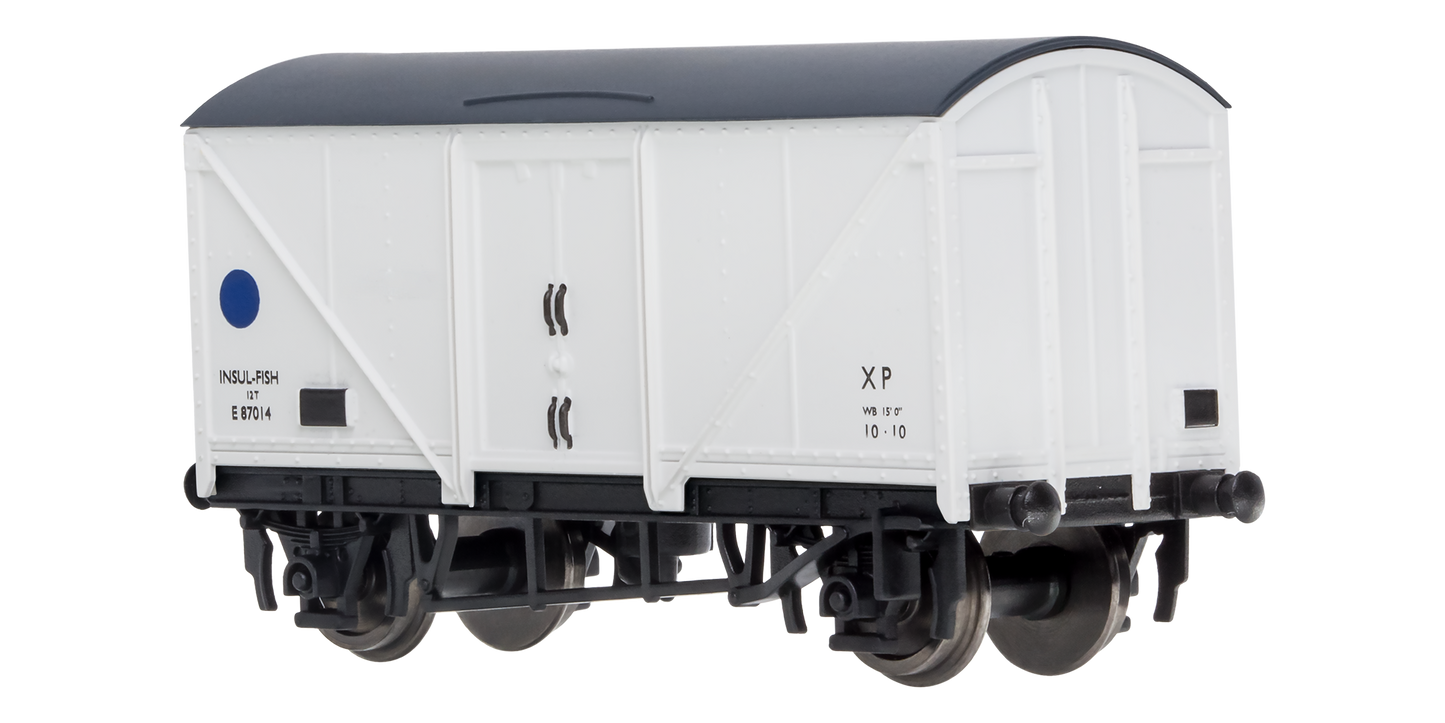 2F-019-009 Blue Spot Fish Van White E87014
