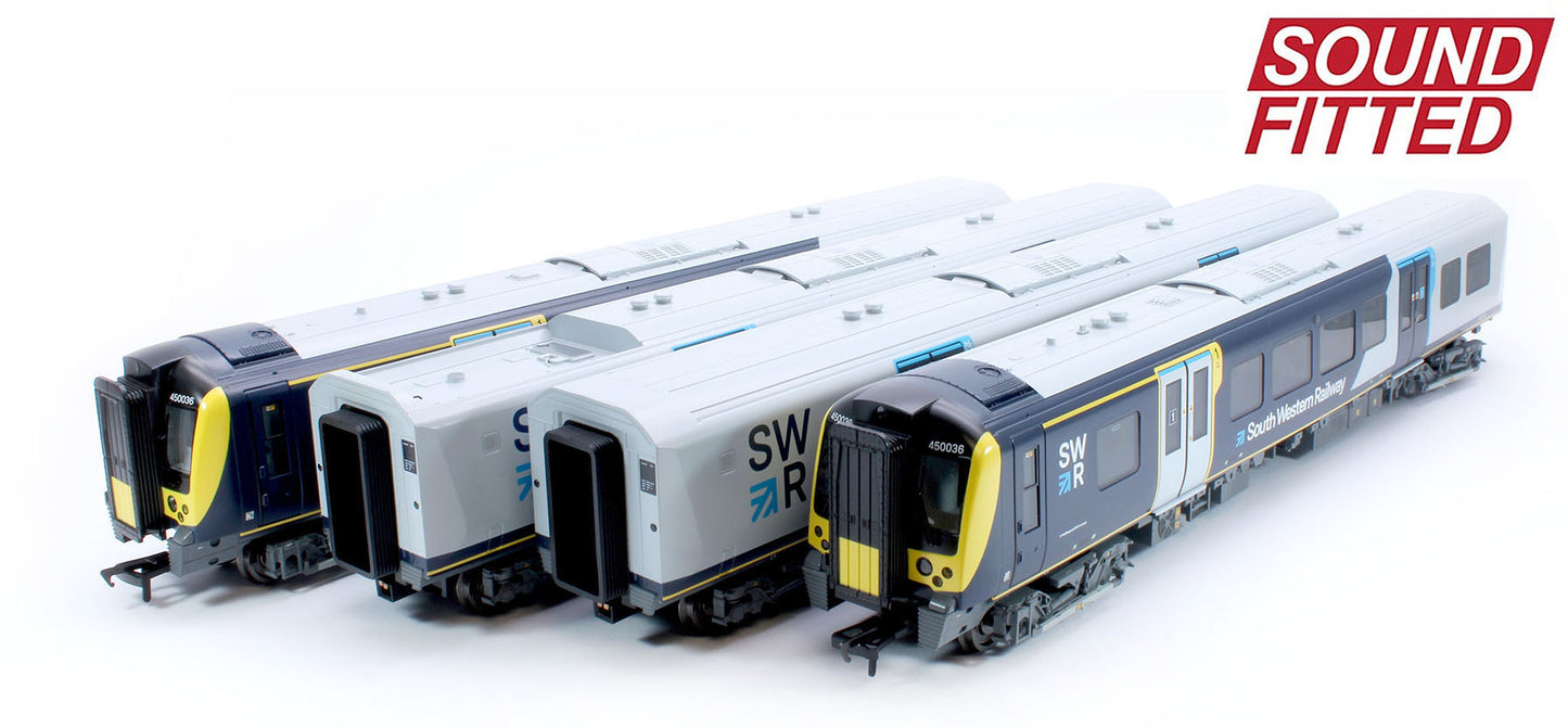 Class 450/0 4-Car EMU 450036 South Western Railway - DCC Sound